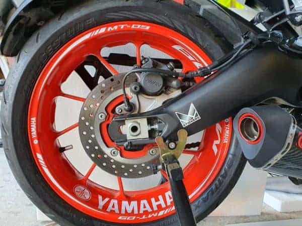Stickers jantes Yamaha MT 09 - Afbeelding 5