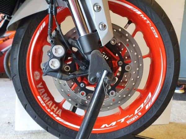 Stickers jantes Yamaha MT 09 - Afbeelding 6