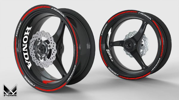 Kit deco jantes honda cb 500 F rouge