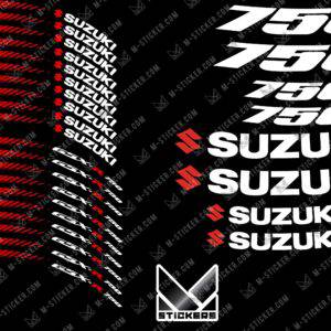 Stickers jante Suzuki GSX-R 750