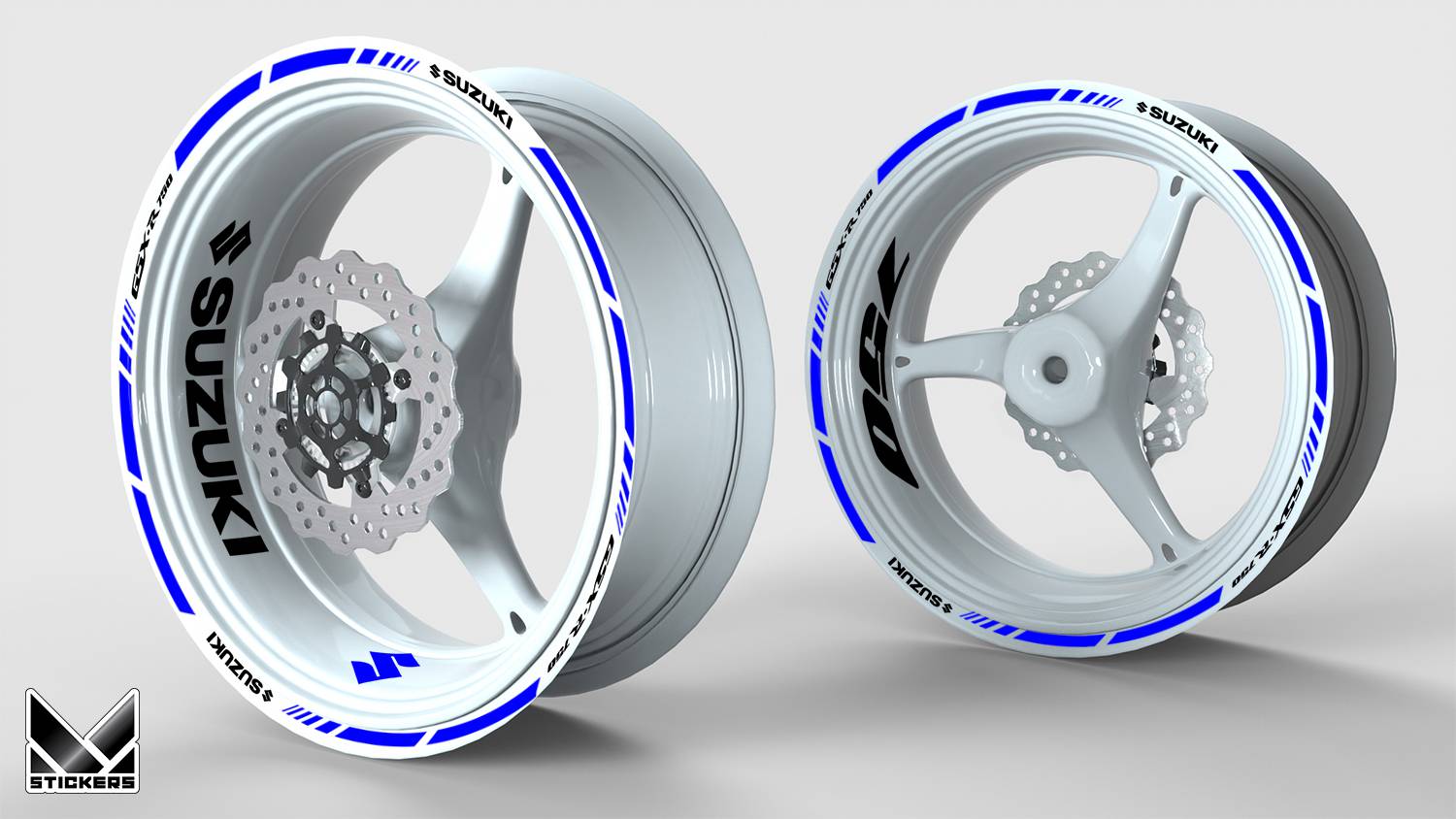 Autocollant De Roue De Moto Pour Suzuki Gsx-s Gsxs1000 750