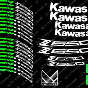 Stickers jante Kawasaki Z650