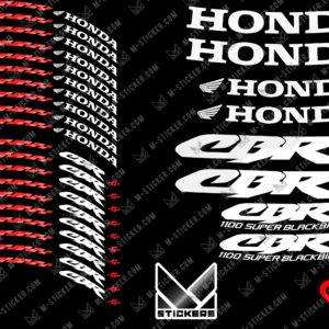 Stickers jante Honda CBR 1100