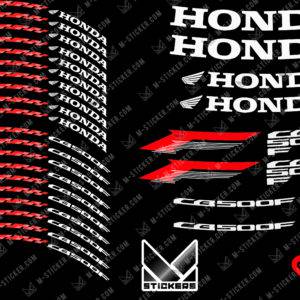 Stickers jante Honda CB500F