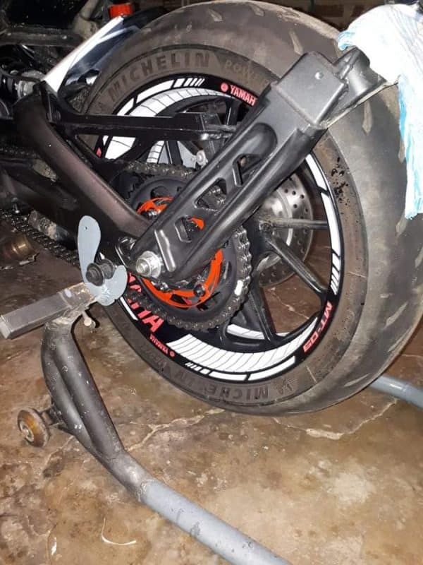 Stickers jantes Yamaha MT 09 - Afbeelding 8