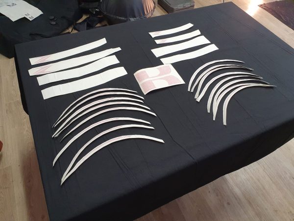 Kit de decoração de rodas de moto + frisos