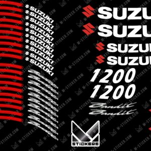 Stickers jante Suzuki Bandit 1200