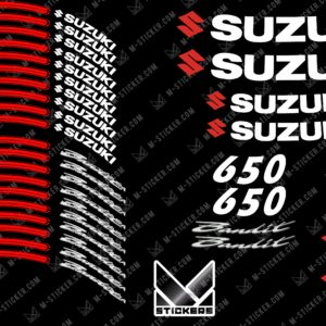 Stickers de jante Suzuki Bandit 650