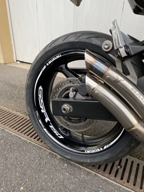 Stickers jante Suzuki GSR 750 - Afbeelding 4