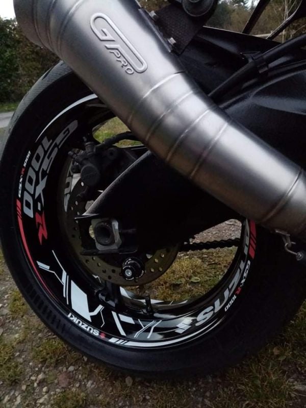 Stickers jante Suzuki GSX-R 1000 - Imagem 6