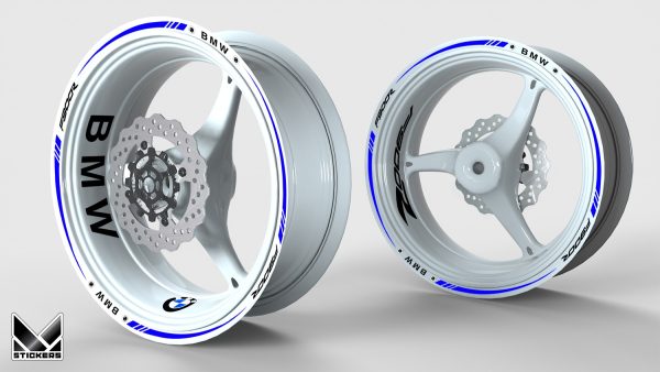 Kit de decoración llantas BMW F900 azul