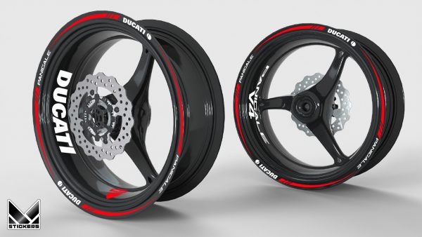 Kit deco jantes ducati panigale v4 rouge