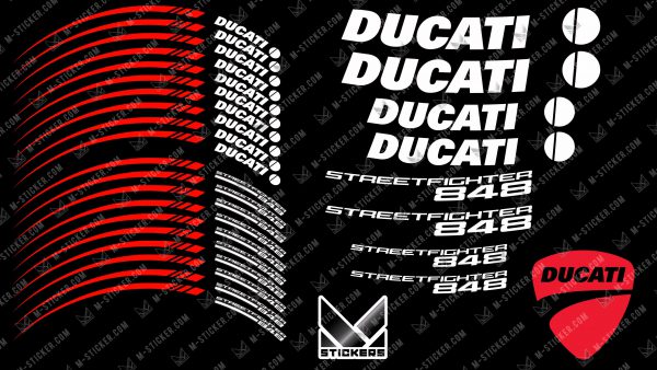 Kit de calcomanías Ducati Streetfighter 848