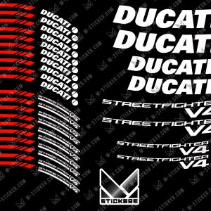 Stickers jante Ducati StreetFighter V4