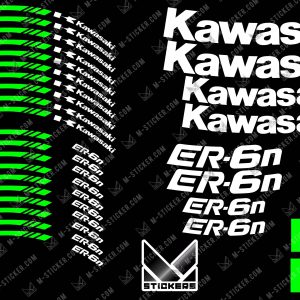 Stickers jante Kawasaki ER6-N