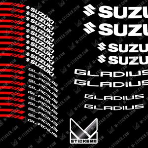 Stickers jante Suzuki Gladius