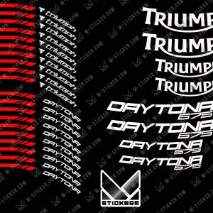 Stickers jante Triumph Daytona 675