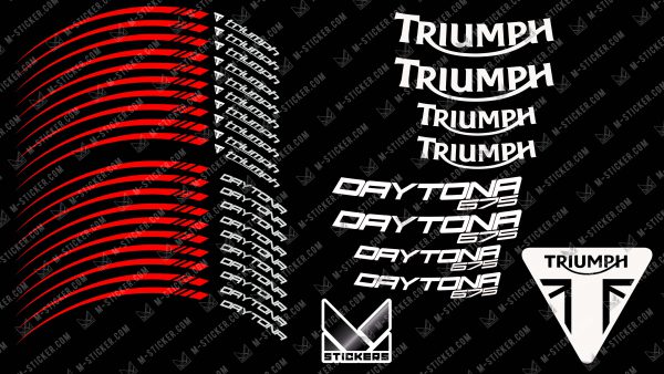 Stickers jante Triumph Daytona 675 - immagine 3