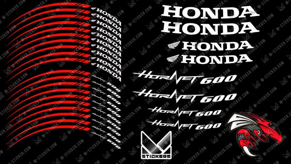 Honda Hornet 600 Decal Kit
