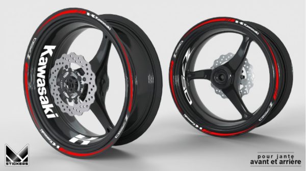 Kawasaki z750 wheel stickers