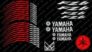 Kit de decoração de rodas Yamaha FZ6