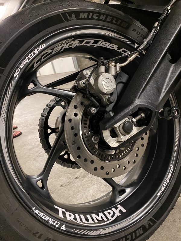 Stickers jante Triumph Street Triple 765 RS - immagine 3