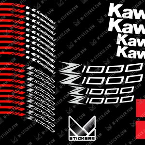Stickers jante Kawasaki Z1000