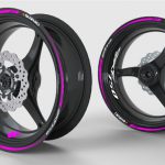 Décalcomanie Jante Rouge – Pour Suzuki GSX650F, Sticker Moto, Neuf
