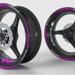 Autocollants Colorés Pour Jantes De Moto Z1000 - 17 Pouces - PVC Durable - Plusieurs Couleurs Vives