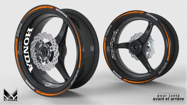 Kit de decoração de rodas HONDA Varadero laranja