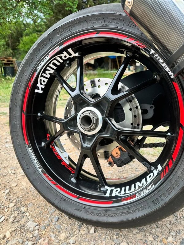 Stickers jante Triumph SpeedTriple 1050 - Afbeelding 4