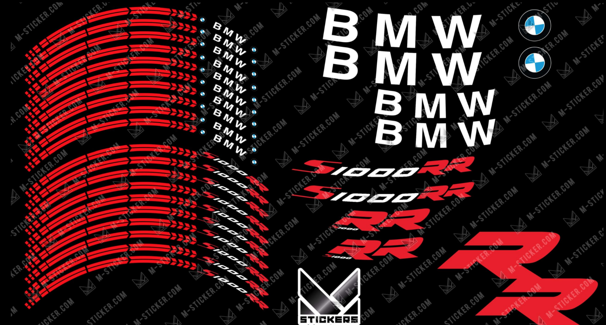 Decal MStickers moto