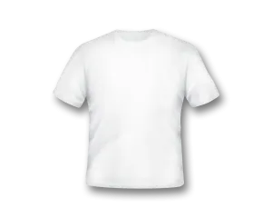 Blank White T-Shirt Template PNG