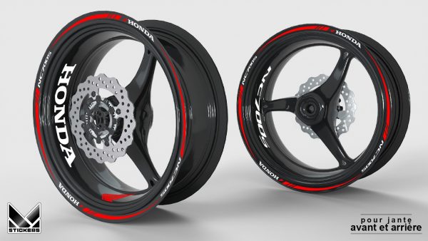 Honda NC 700 S rim stickers