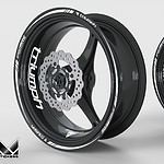 Felgenaufkleber Für Yamaha XJR - Reflektierende Radaufkleber