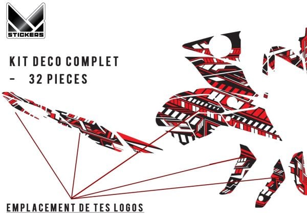 Kit deco mt 07 Yamaha - Line Art - Image 2