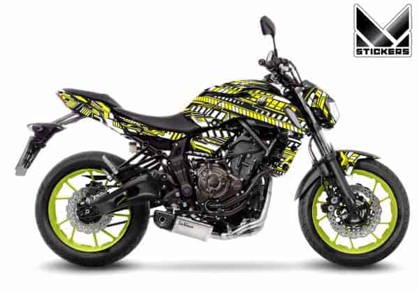 Yamaha MT-07 Decal Kit - Line Art