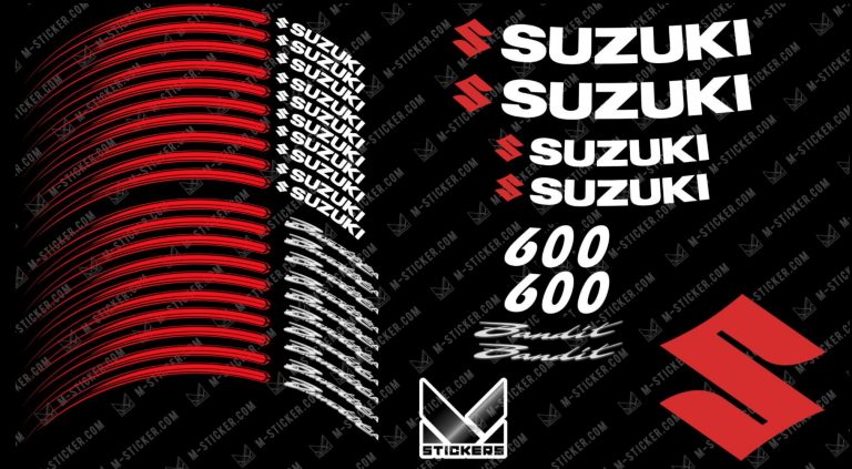stickers jantes moto suzuki bandit kit