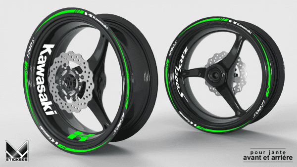 Decalcomanie cerchioni Kawasaki ZRX 1200 S