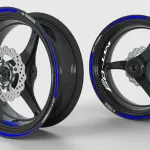 17 Inch Wheel Rim Stickers Stripe Decals Vinyl Jamaica
