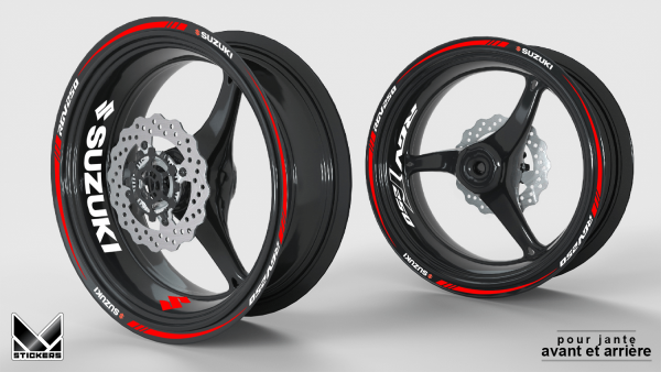 Suzuki RGV 250 rim stickers