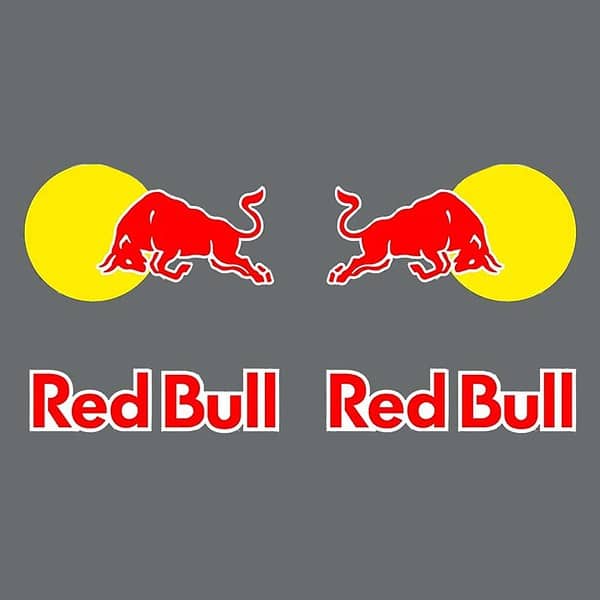 Stickers casque moto - Red Bull - Image 2