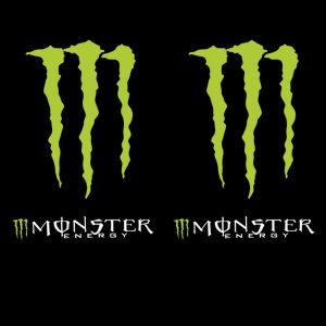 Stickers casque moto – Monster Energy