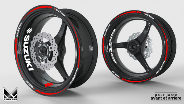 Suzuki GSR 600 rim stickers