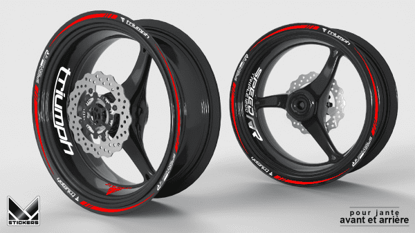 Rim Stickers Triumph SpeedTriple 1200 RR