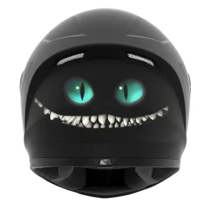 Stickers casque moto – Chat Alice
