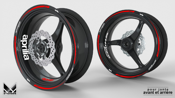 Decal per cerchi Aprilia Shiver 750