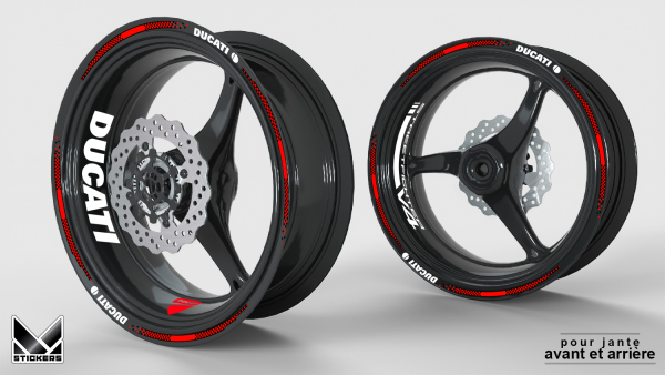 Decals velgen Ducati StreetFighter V4 - Rood (Uitverkoop)