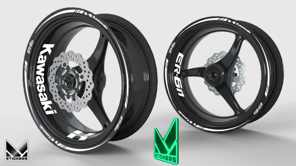 ER6n Rim Stickers - Photoluminescent (Closeout)