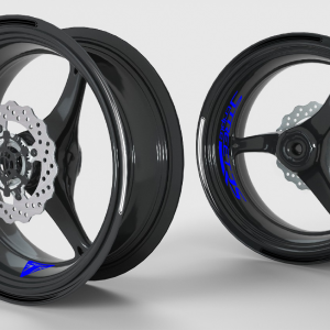 Stickers rim Triumph Street Triple RS - Blue (Destocking)